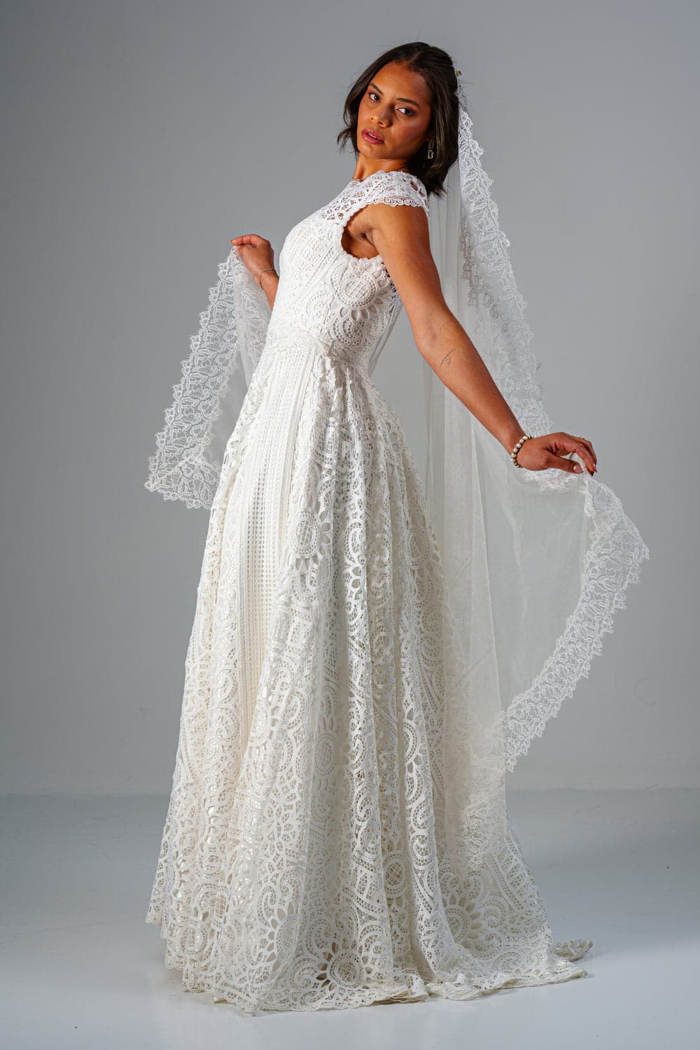 Gloria gown, detail