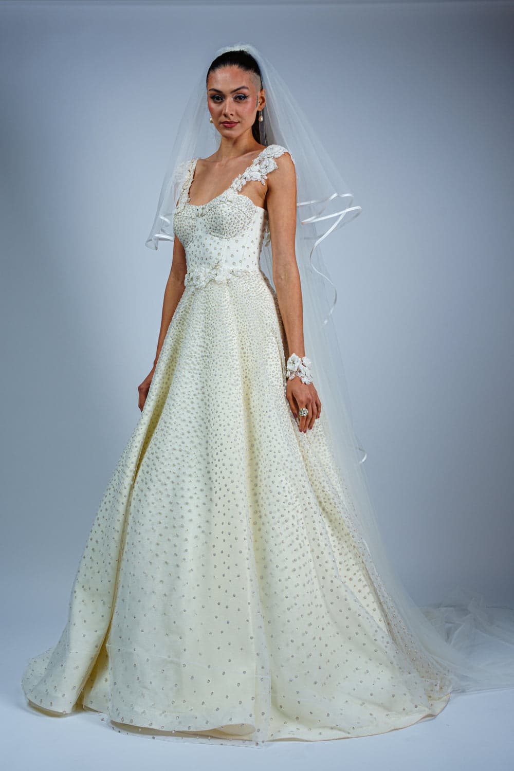 Ophelia gown, detail