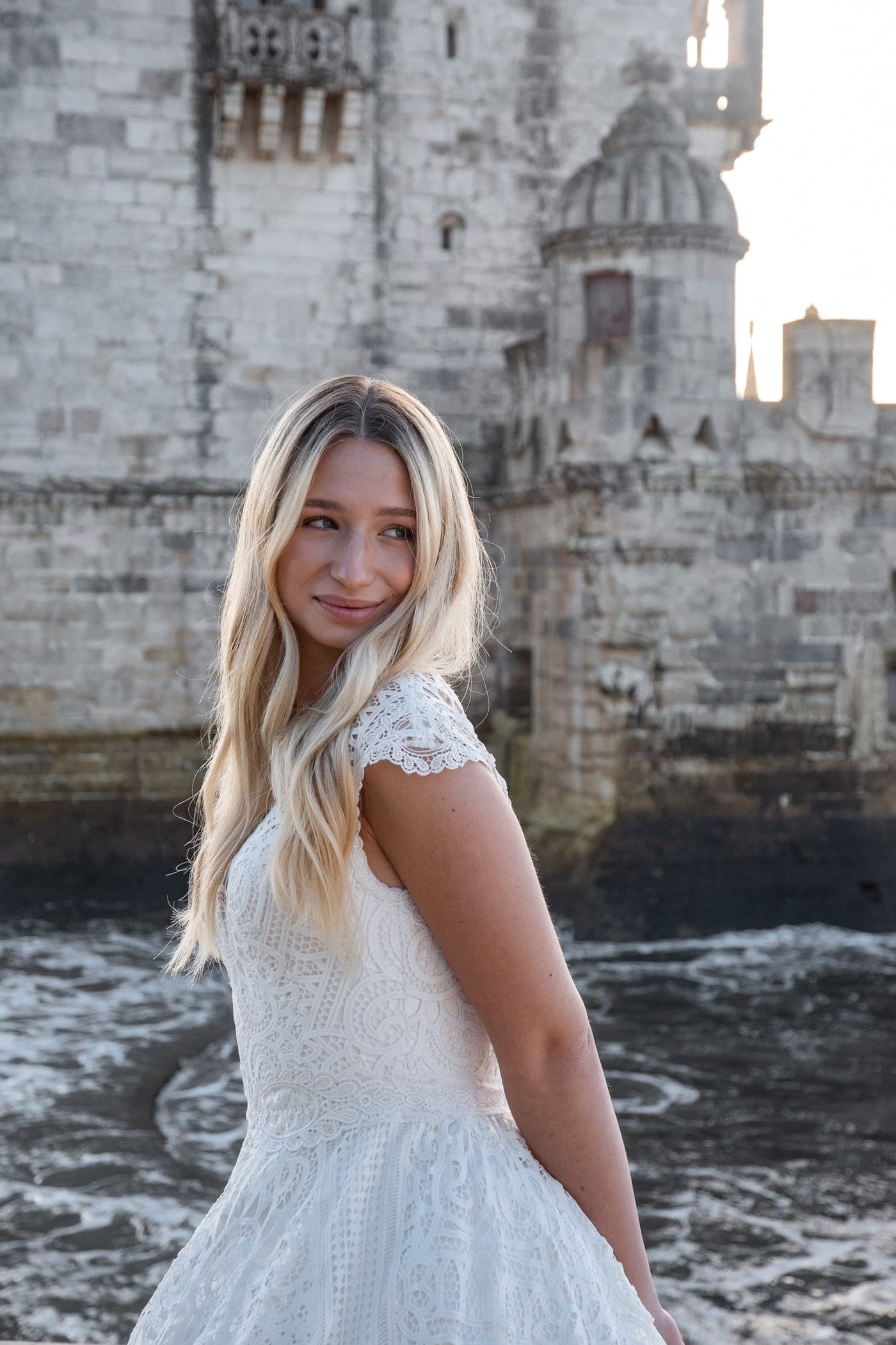 Portrait against the Atlantic
