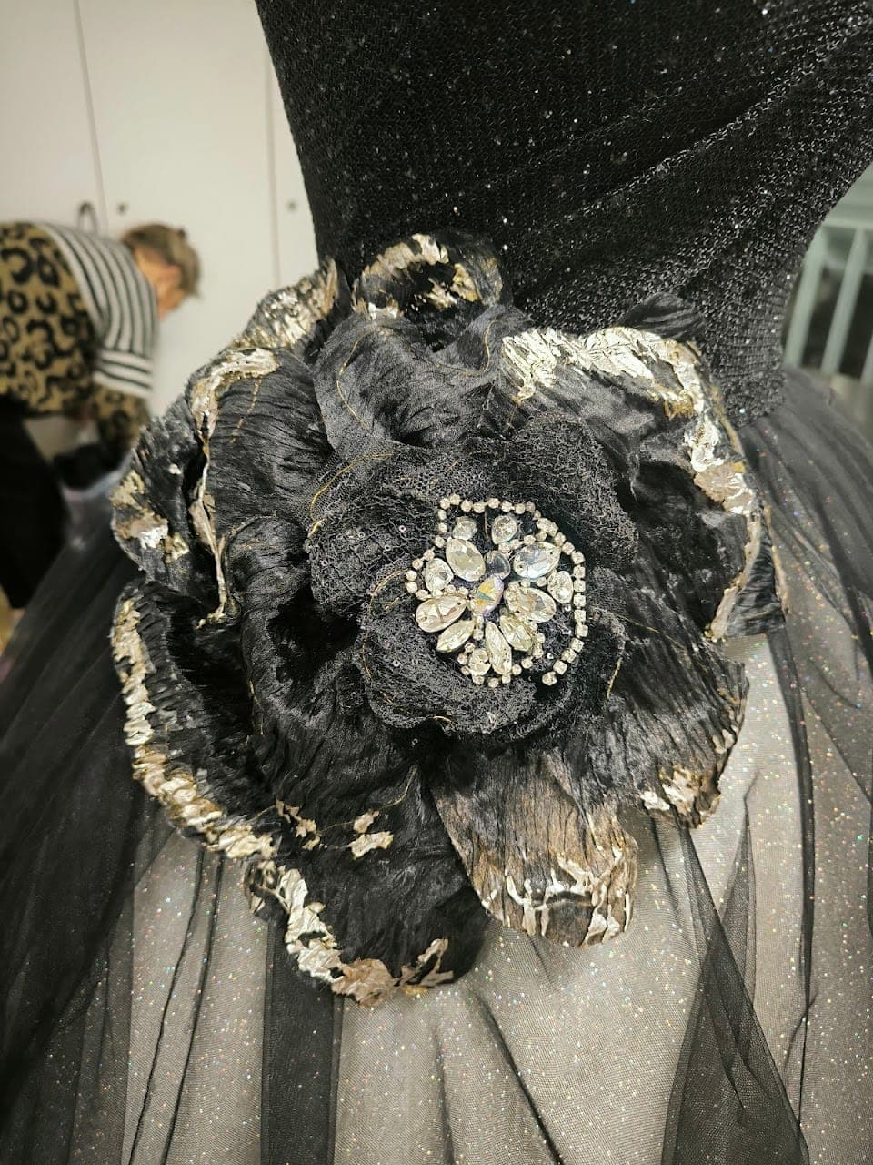 Corseted back, laced