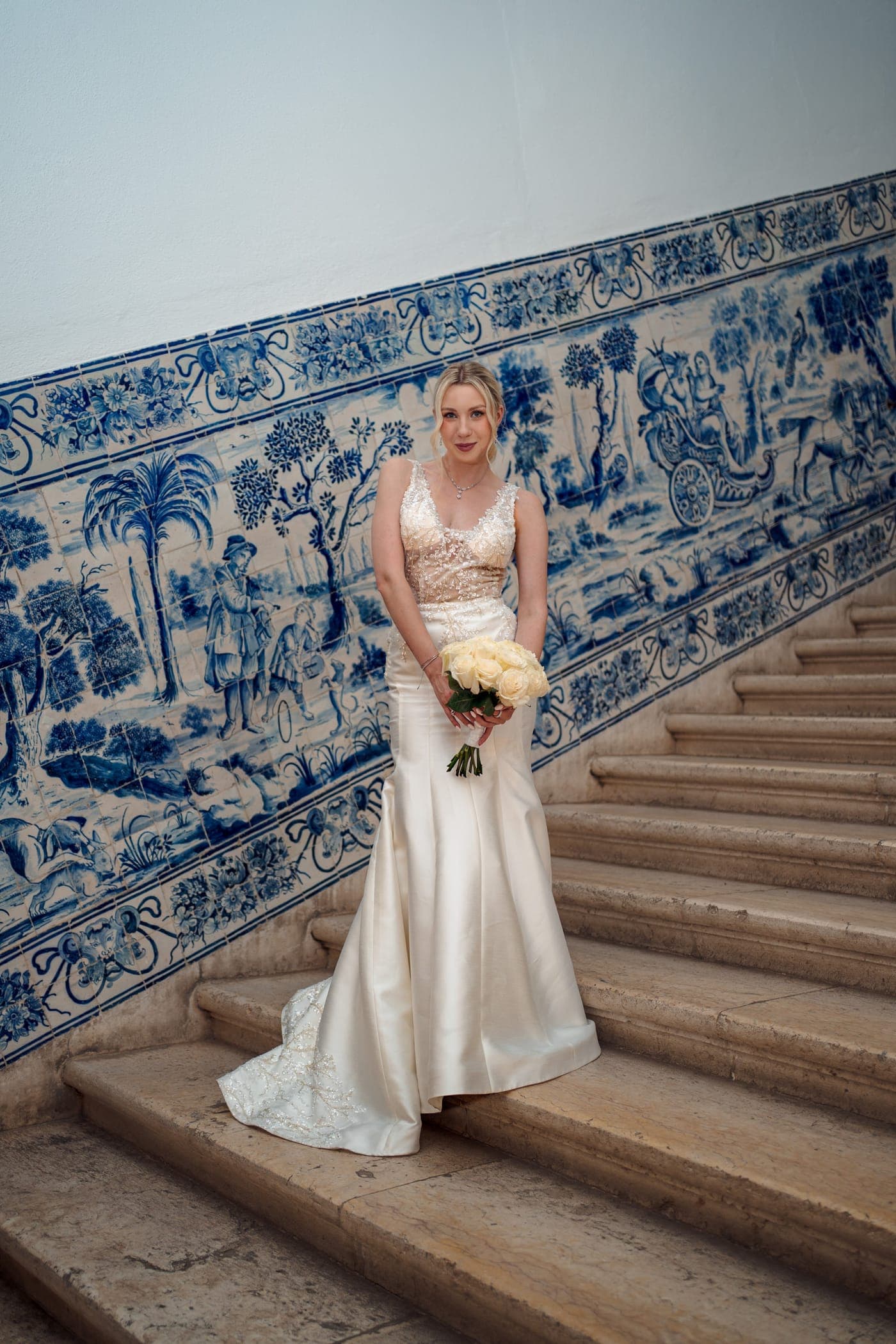 The tiled stair, full length